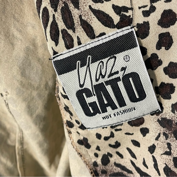 SzM Vintage Yaz Gatto jacket, animal print. - Picture 7 of 7
